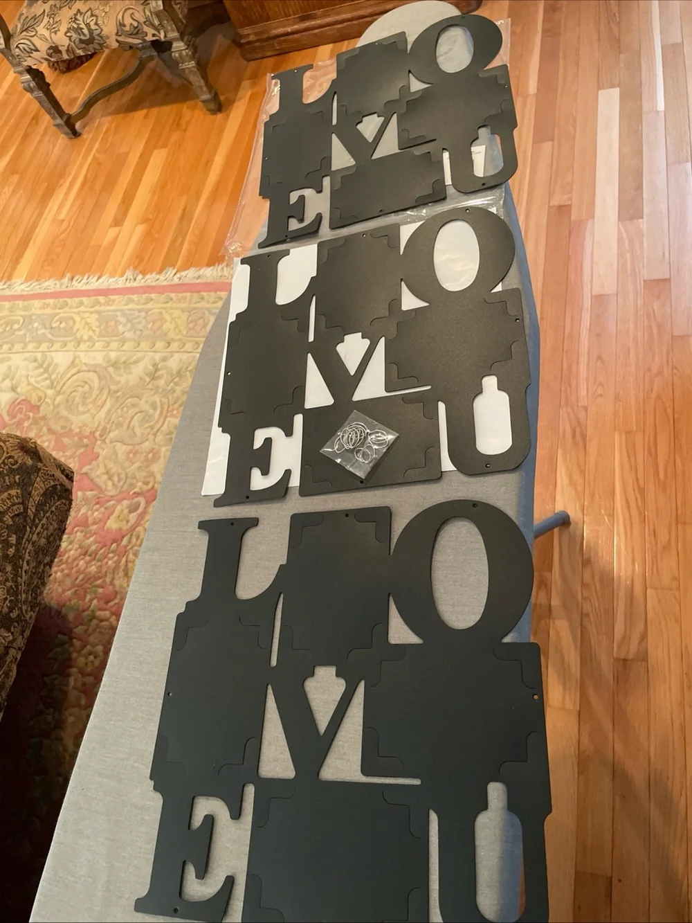 Cobble Creek “Show The Love”💕 Black Photo Frame - Holds Twelve 4” X 6” Photos